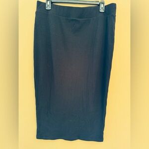 Bar III Elegant Black Pencil Skirt